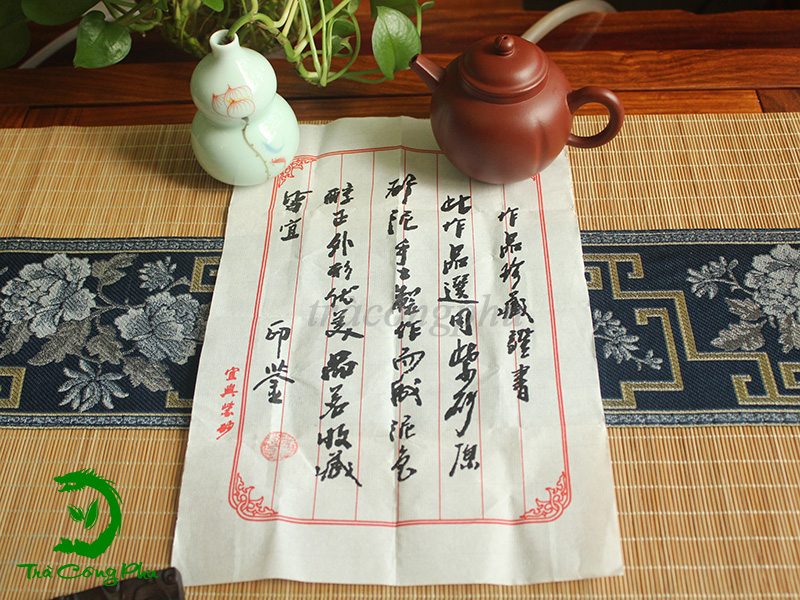 Ấm Tử Sa Lăng Hoa ATS1135